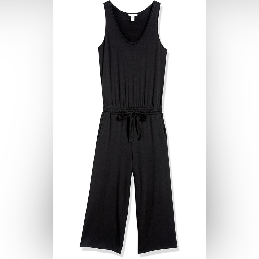 Daily Ritual Women's Supersoft Terry Sleeveless Wide-Leg Jumpsuit